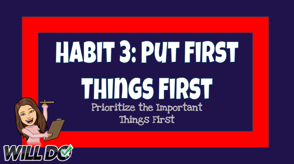 NDUE Habit 3