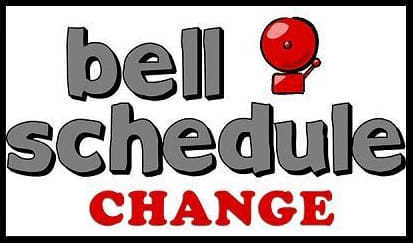 Bell schedule change