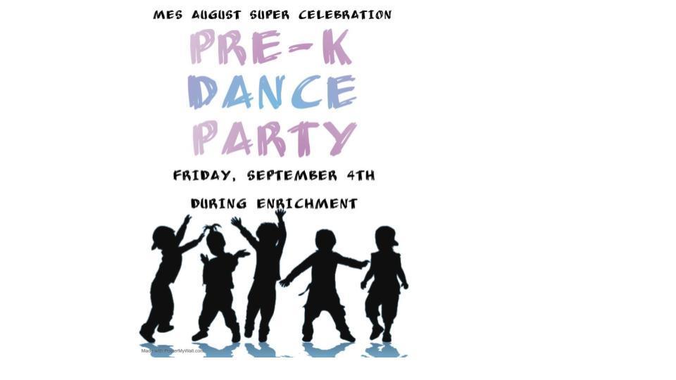 New Date for Pre-K Super Celebration