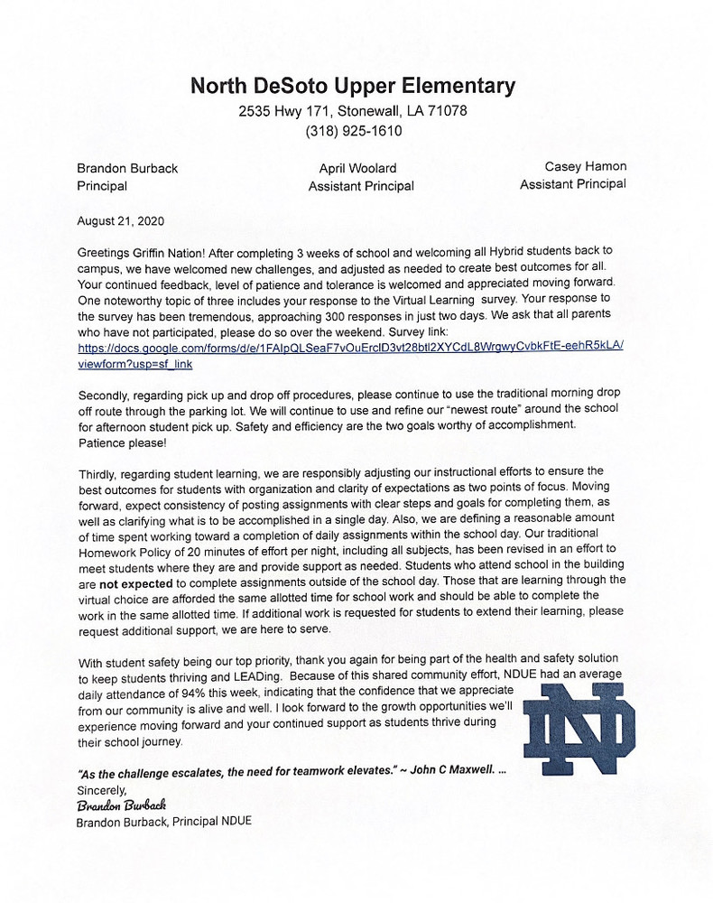 A Letter from Mr. Burback