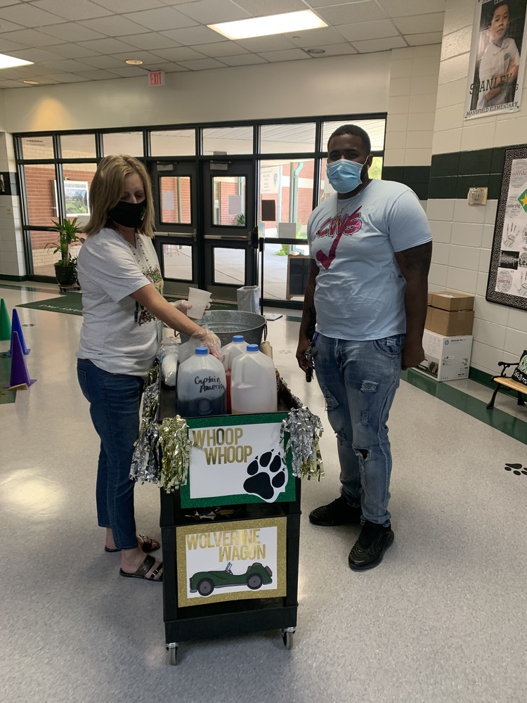 Wolverine Wagon Delivers Healthy Zone Tea